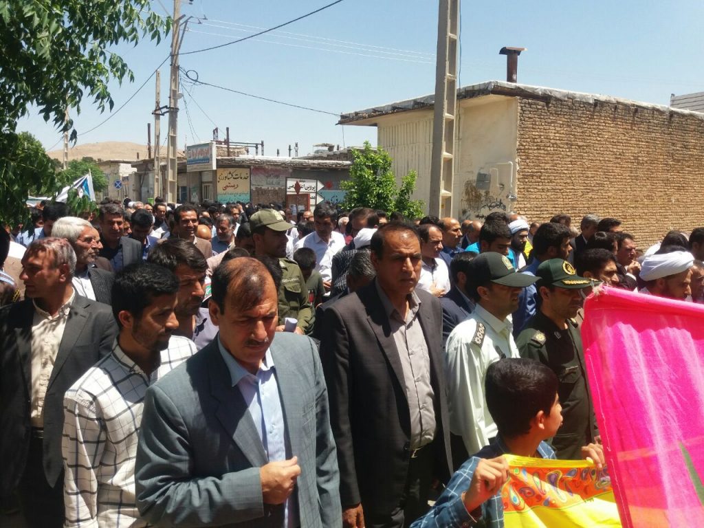 گزارش تصویری :راهپیمایی روز جهانی قدس در شهر کوهنانی 9