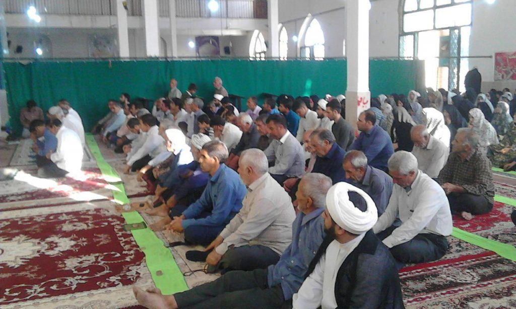 اقامه نماز عیدقربان ۹۸  شهر کوهنانی به روایت تصویر