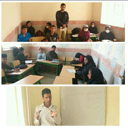 کلاس آموزشی مدارس مناطق محروم شهر کوهنانی بعلت نبود اینترنت برگزار شد