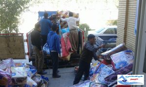 ارسال کمکهای  مردمی بهزیستی کوهدشت به مناطق زلزله زده کرمانشاه