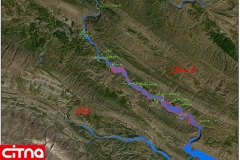 افزایش سه برابری مساحت پهنای رودخانه‌ی سیمره‌ی لرستان پس از بارش‌های سال جاری؛ خطر سیلاب برای روستاها