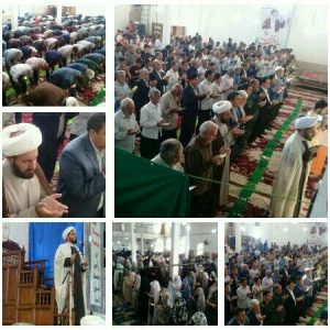 گزارش تصویری:نماز عید فطر در شهر کوهنانی