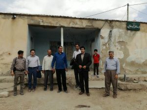 بازدید دیربازیان ریاست اداره اموزش و پرورش منطقه کوهنانی از مدارس تخریب شده  رودبار