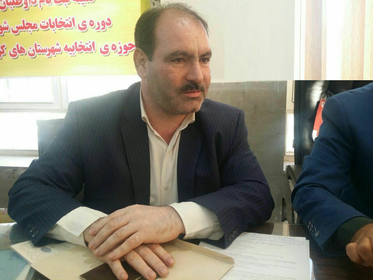 اولین ثبت نام انتخابات  مجلس در حوزه انتخابیه کوهدشت و رومشکان با کیومرث  حسن پور شروع شد