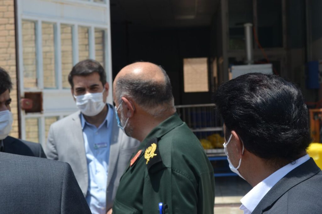 بازدید فرمانده سپاه لرستان از بیمارستان تامین اجتماعی خرم‌آباد