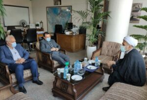 دیدار حجت‌الاسلام محمدرضا مبلغی با مدیرعامل شرکت توسعه منابع آب و نیروی ایران