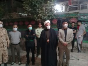 تصاویری از مراسم عزاداری مردم در تکایا و حسینیه ها در شب تاسوعای حسینی در سطح شهر کوهنانی