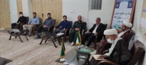 دیدار شورای هیئات مذهبی و کانون مداحان با امام جمعه شهرستان کوهدشت