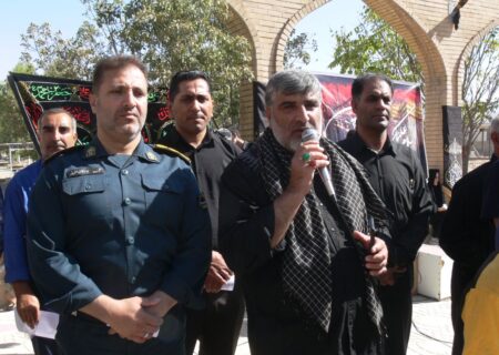 گزارش_تصویری :پیاده‌روی جاماندگان اربعین حسینی در شهرستان رومشکان