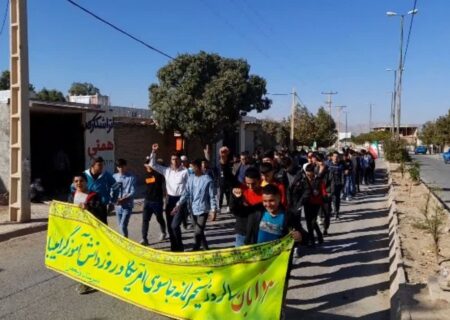 گزارش  تصویری :راهپیمایی ۱۳ آبان ماه ۱۴۰۱ درشهر کوهنانی