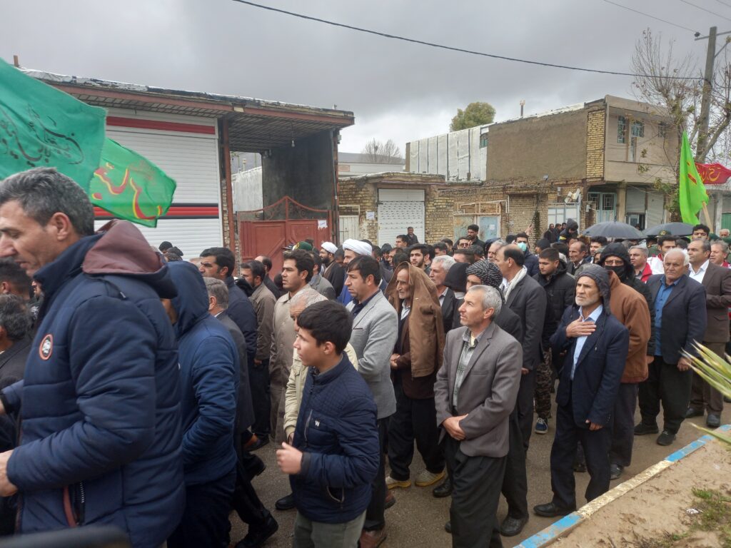 گزارش تصویری:استقبال مردم شهر کوهنانی از چهار شهید گمنام