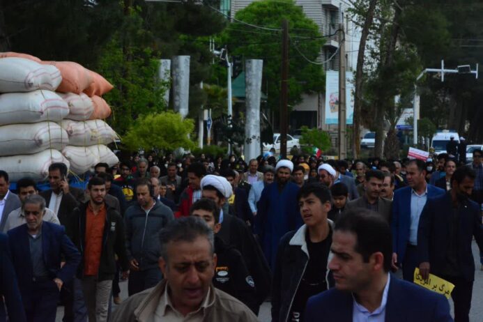 گزارش تصویری::روز جهانی قدس در شهرستان کوهدشت